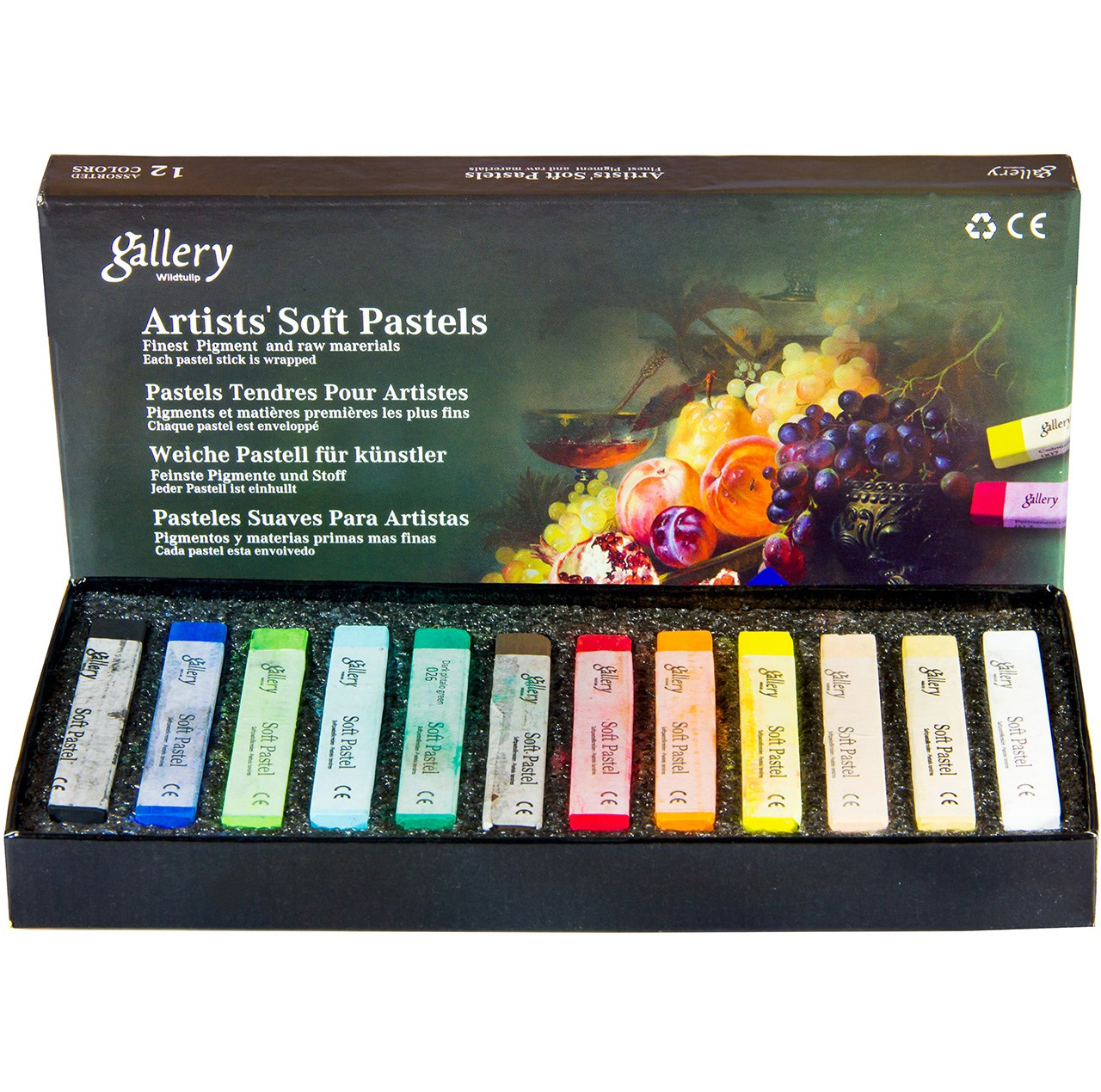 پاستل گچی 12 رنگ وایلد تولیپ مدل Gallery