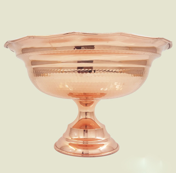 آجیل خوری مسی مدل لب چین کد ZH266.2