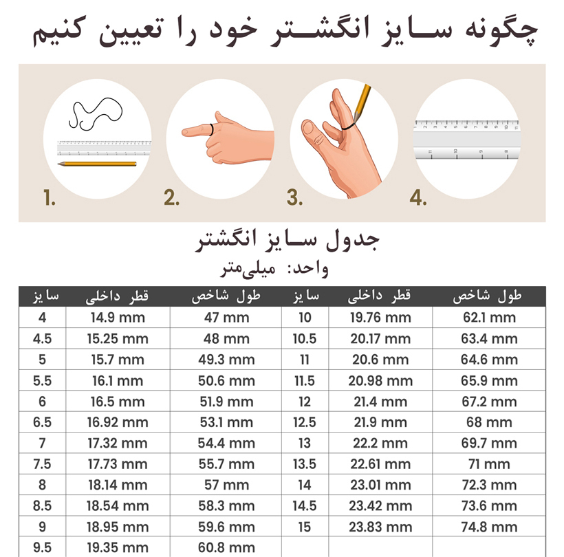 انگشتر زنانه دانژه مدل هیلا