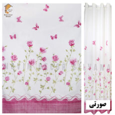 پرده نوین دکور سیلوانا مدل رز 4020 سایز 280x300 سانتی‌متر