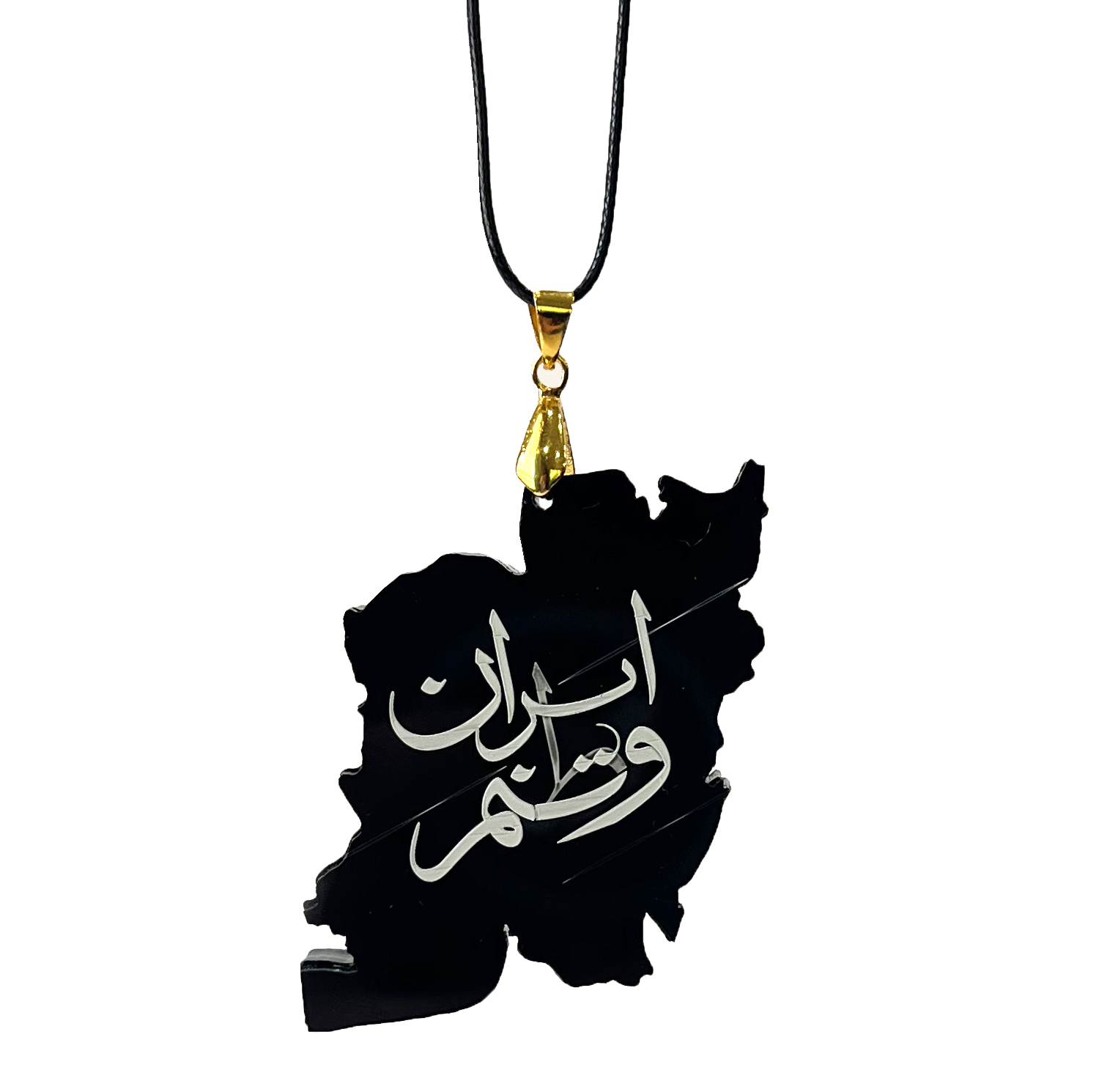 آویز تزئینی خودرو مدل فرش گیفت پرچم ایران