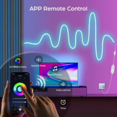 ریسه نئون فلکسی مدل IC-RGB طول 5 متر