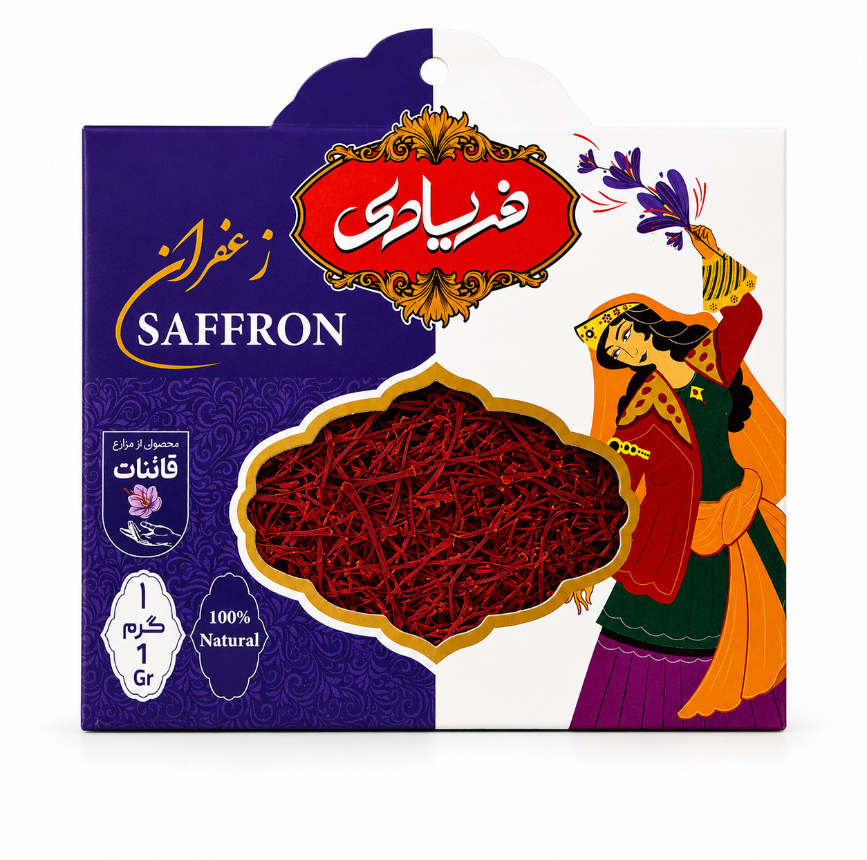 زعفران رشته‌ای فریادی - 1 گرم
