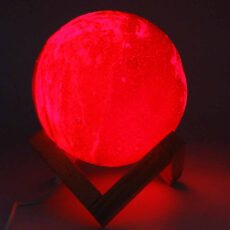 چراغ خواب طرح کره ماه مدل 3D Moon کد 004