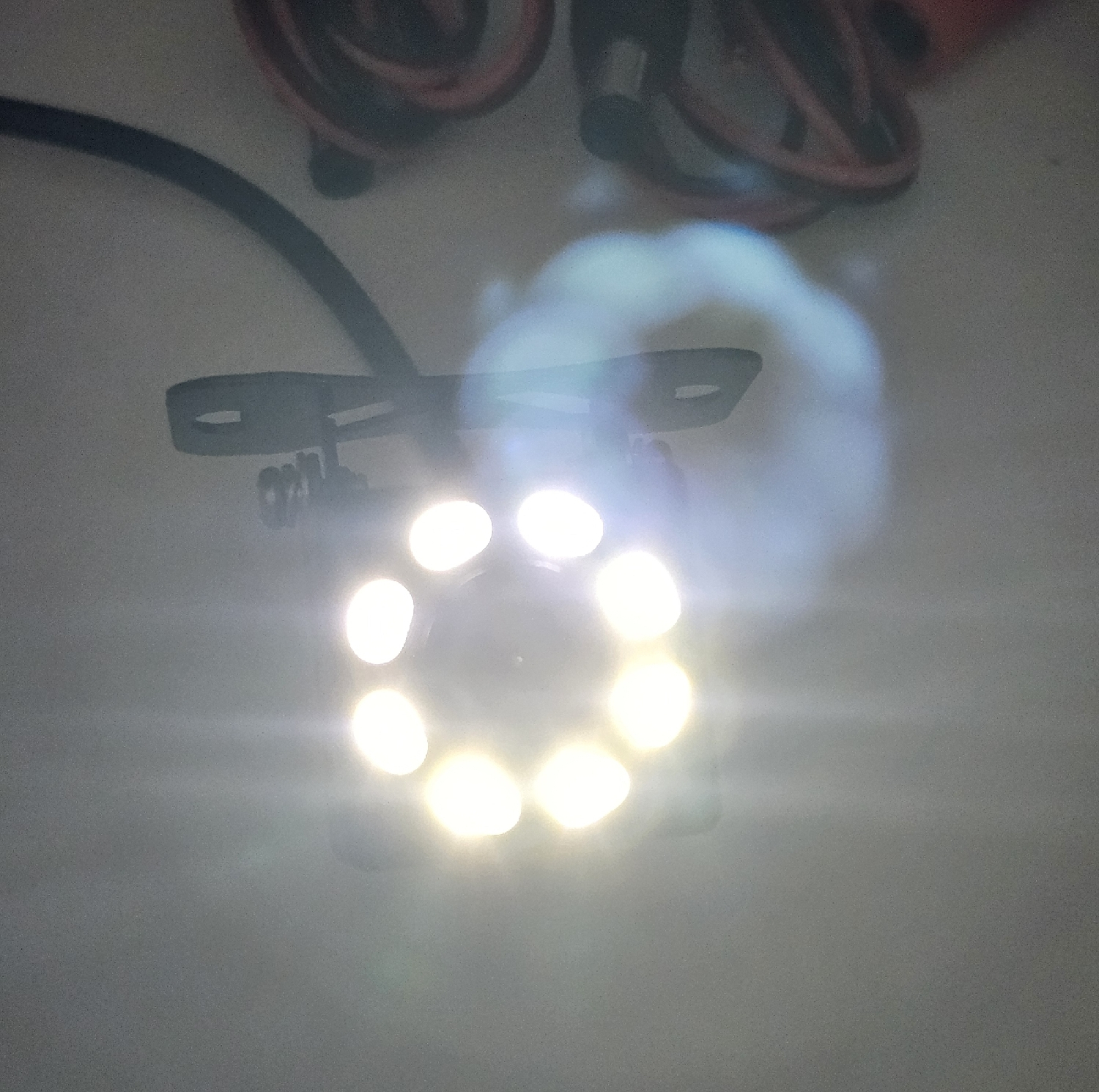 آینه مانیتوردار خودرو ماک مدل M5-8LED به همراه دوربین دنده عقب