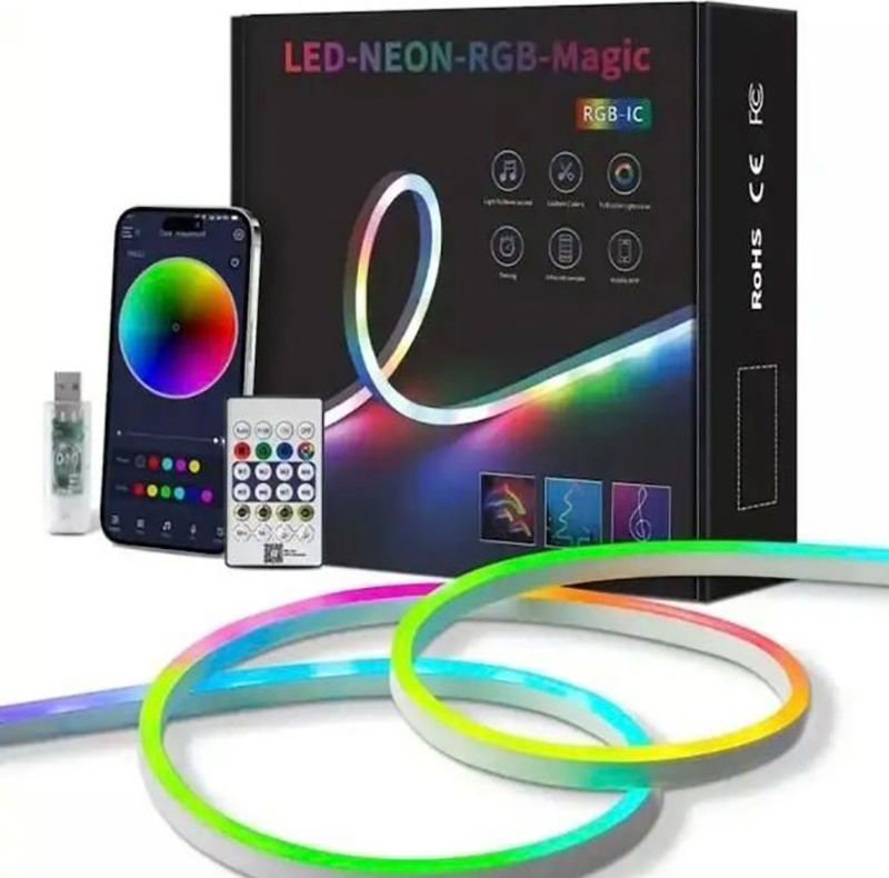ریسه نئون مدل LED-IC کد T200 طول 5 متر