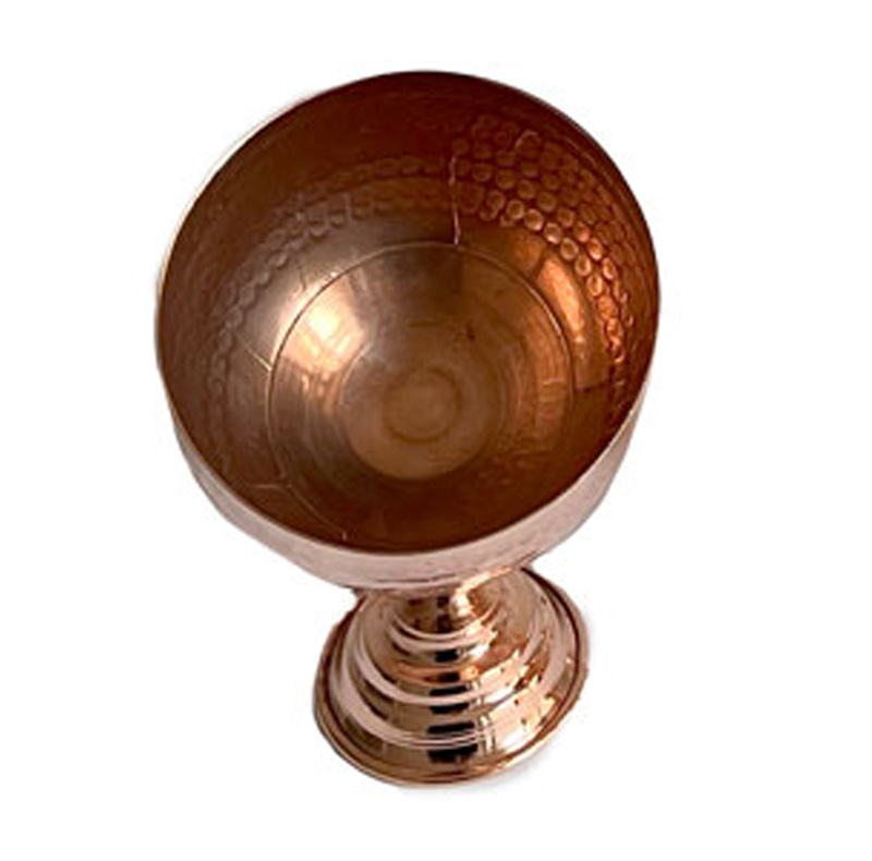 کاسه  مسی مدل چکشی پایه دار کد ZH370.2