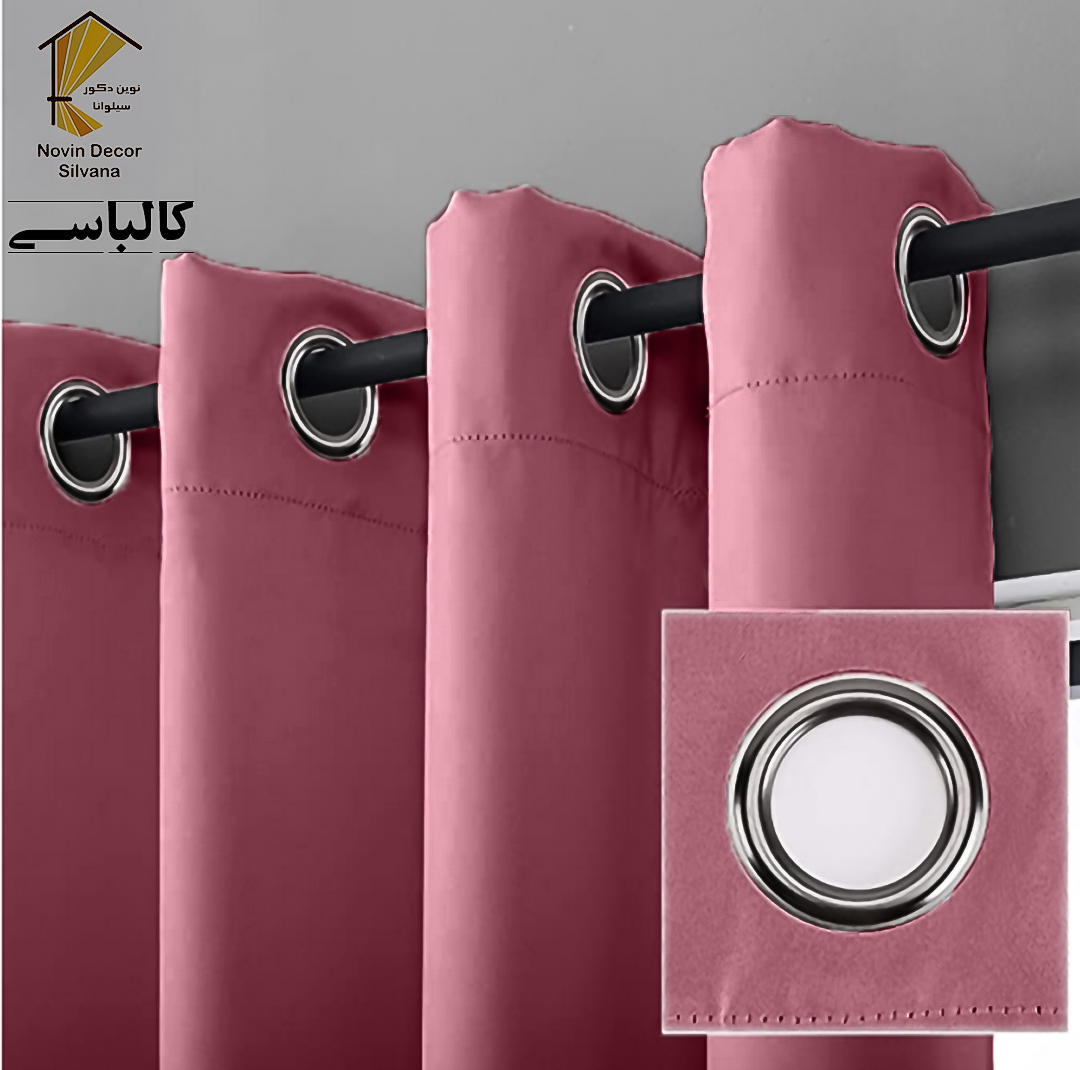 پرده نوین دکور سیلوانا مدل کتان NY31 سایز 280x140 سانتی‌متر