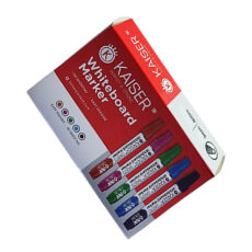 ماژیک وایت برد کایزر مدل رنگی کد SK870 بسته 12 عددی