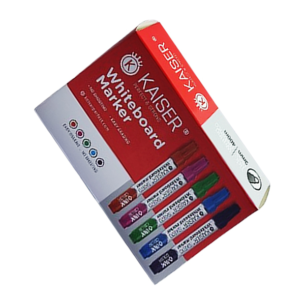 ماژیک وایت برد کایزر مدل رنگی کد SK870 بسته 12 عددی