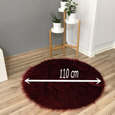 پادری هیراد هوم فرنشینگ طرح خز فانتزی سایز 110×110 سانتی متر