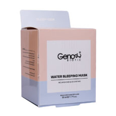 ماسک صورت ژنوبایوتیک مدل 01 حجم 50 میلیلیتر آبرسان، جوانکننده و ضد چروک مناسب انواع پوست با عصاره طبیعی برای خانمها و آقایان