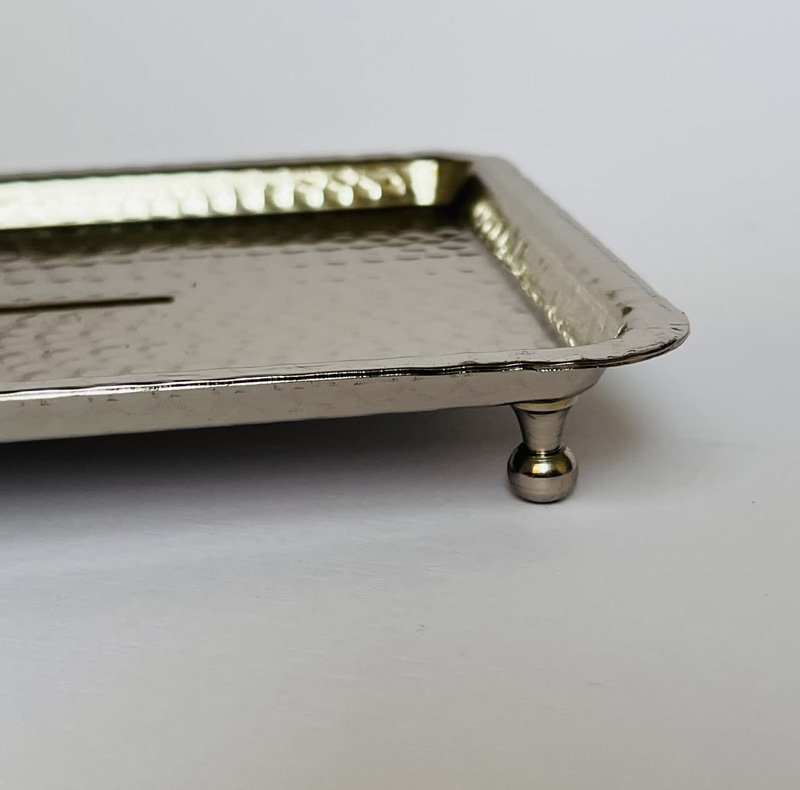 رولت خوری مسی مدل مستطیلی پایه دار کد ZH424.2