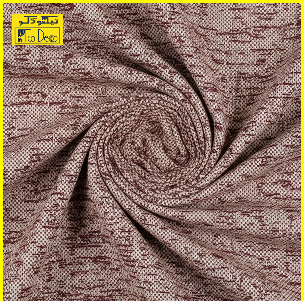 پرده تیکو دکو مدل ابریشم اسلب نویزی سایز 280 × 140 سانتی‌متر مجموعه 2 عددی