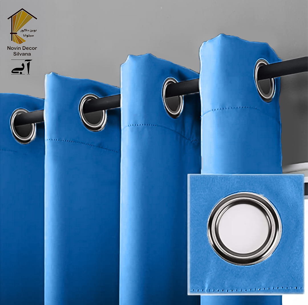 پرده نوین دکور سیلوانا مدل کتان NY31 سایز 280x140 سانتی‌متر