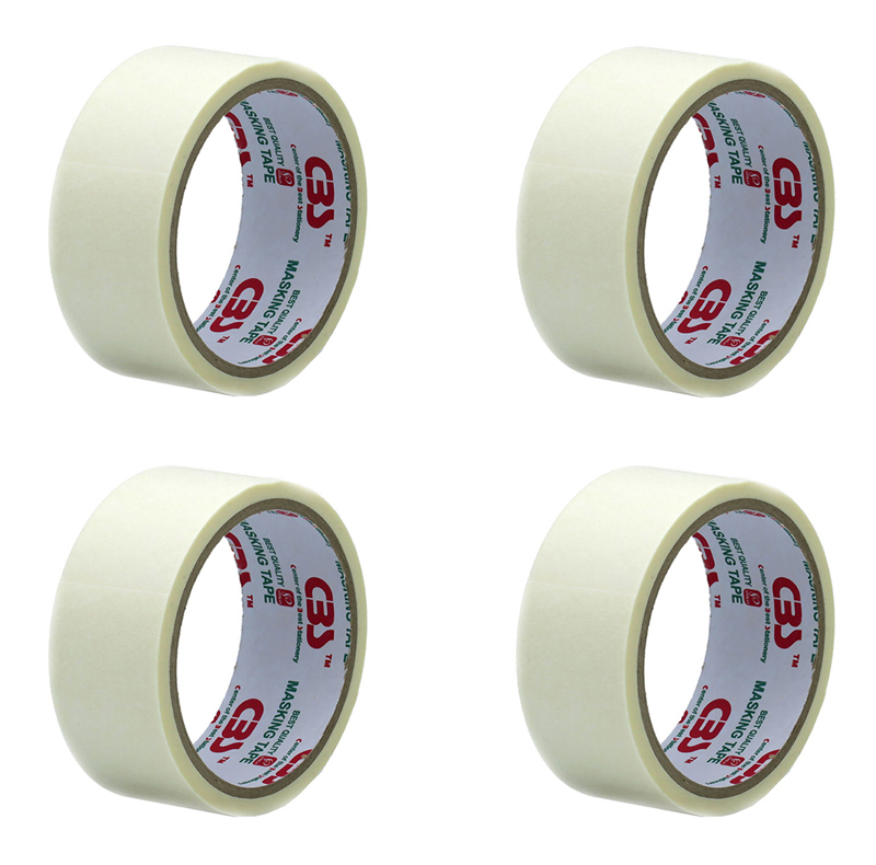 چسب کاغذی سی بی اس مدل JM1640 عرض 4 سانتی متر بسته 4 عددی