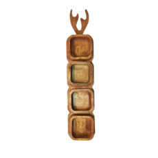 اردور خوری چوبی مدل گوزن پیاله دار