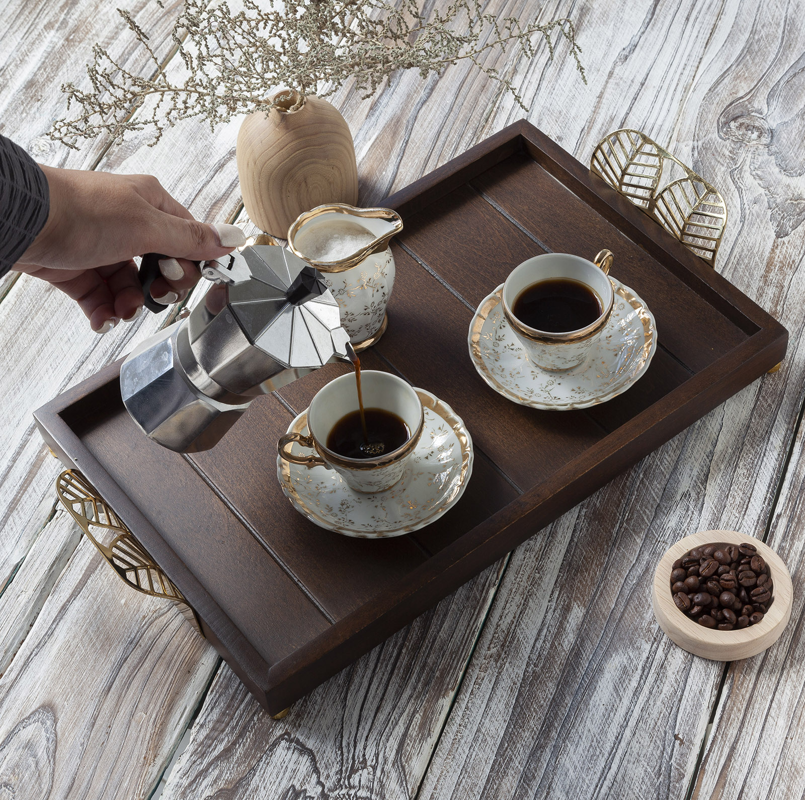 سینی مدل چوبی