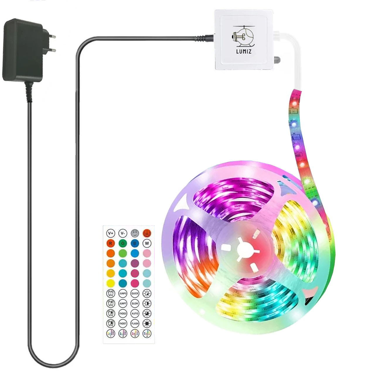 ریسه ال ای دی لومیز مدل SmartStrip-44key-10m bluetooth