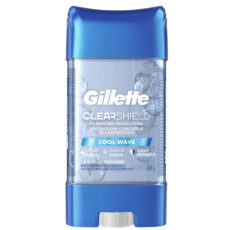 ژل شفاف ضد تعریق مردانه ژیلت مدل CLEAR SHIELD Cool Wave وزن 108 گرم