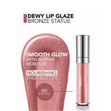 لیپ گلاس براق فلورمار مدل Dewy Glaze شماره 05 رنگ رزگلد