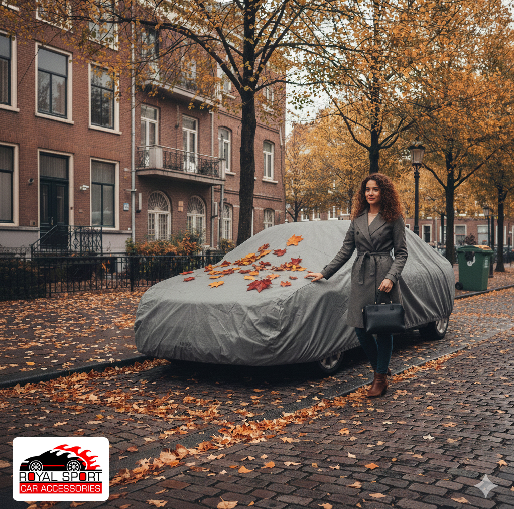 چادر خودرو رویال اسپرت مدل ضدآب 100% دوخت یکپارچه سایز LC مناسب برای ام وی ام X33 cross