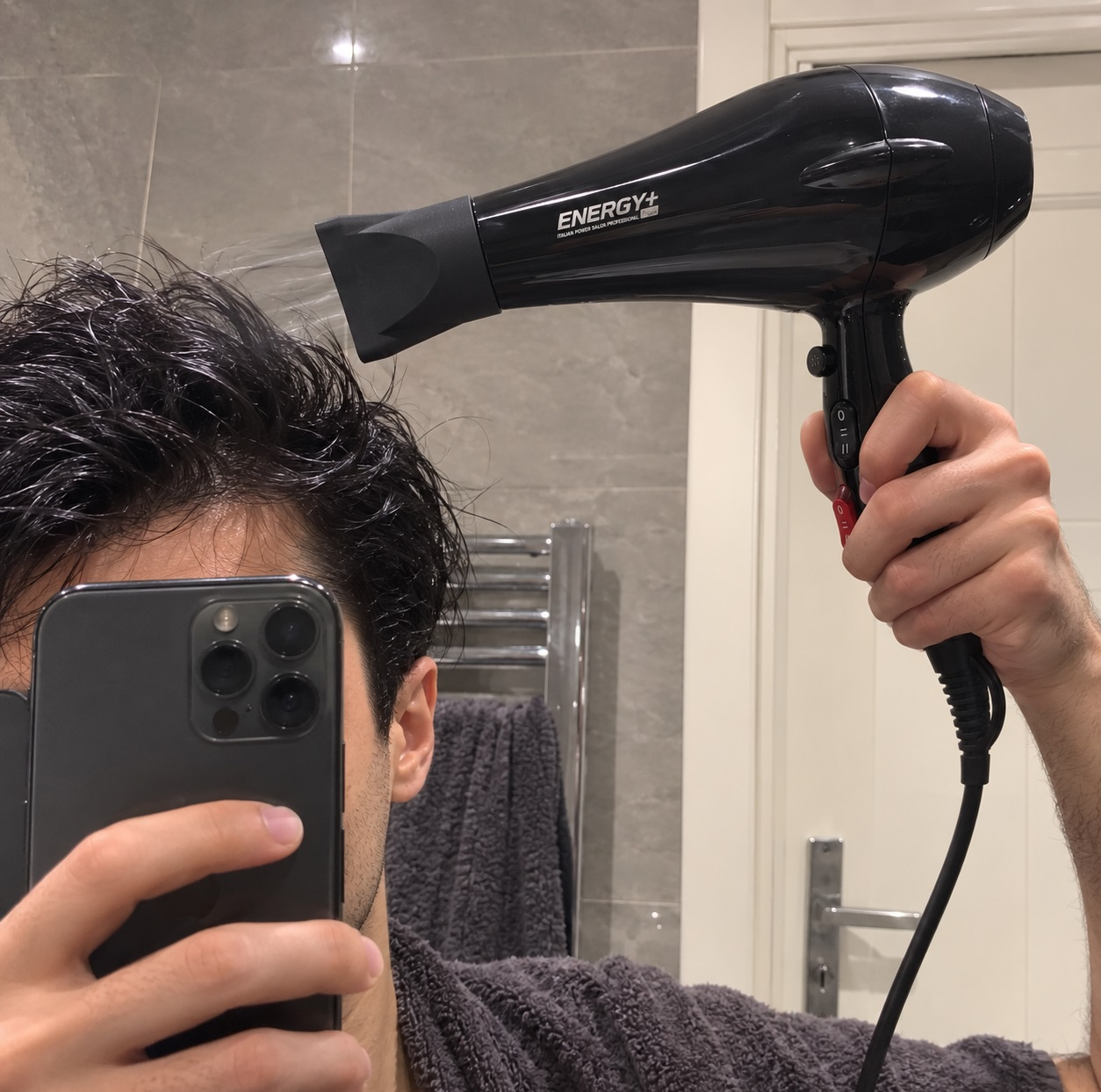 سشوار حرفه ای 2500 وات انرژی پلاس مدل 7280