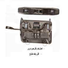 زونکن اطلس زونکن مدل لبه فلزی قفل دار A4-08 بسته 8 عددی