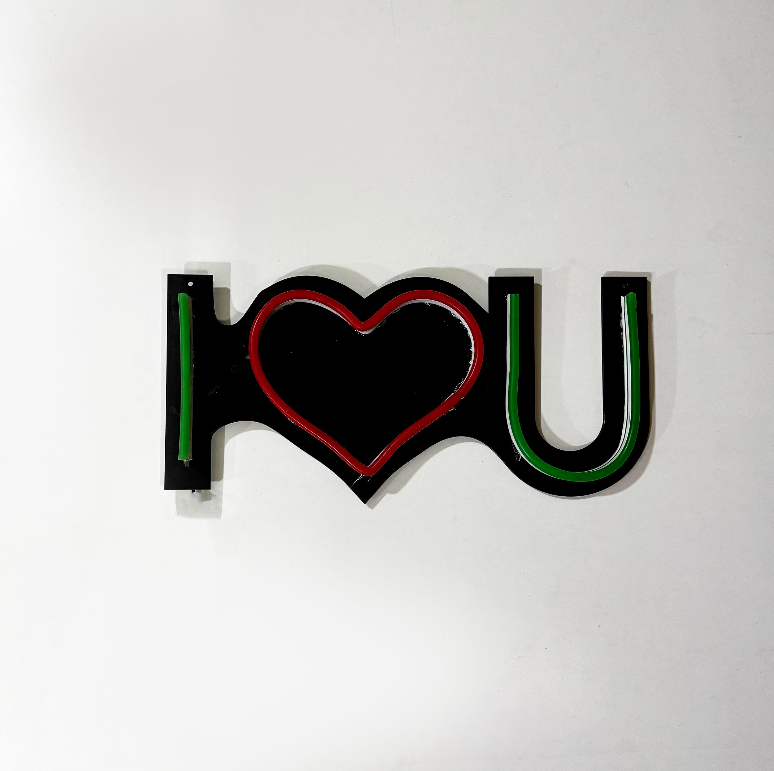 چراغ نئونی مدل i love u
