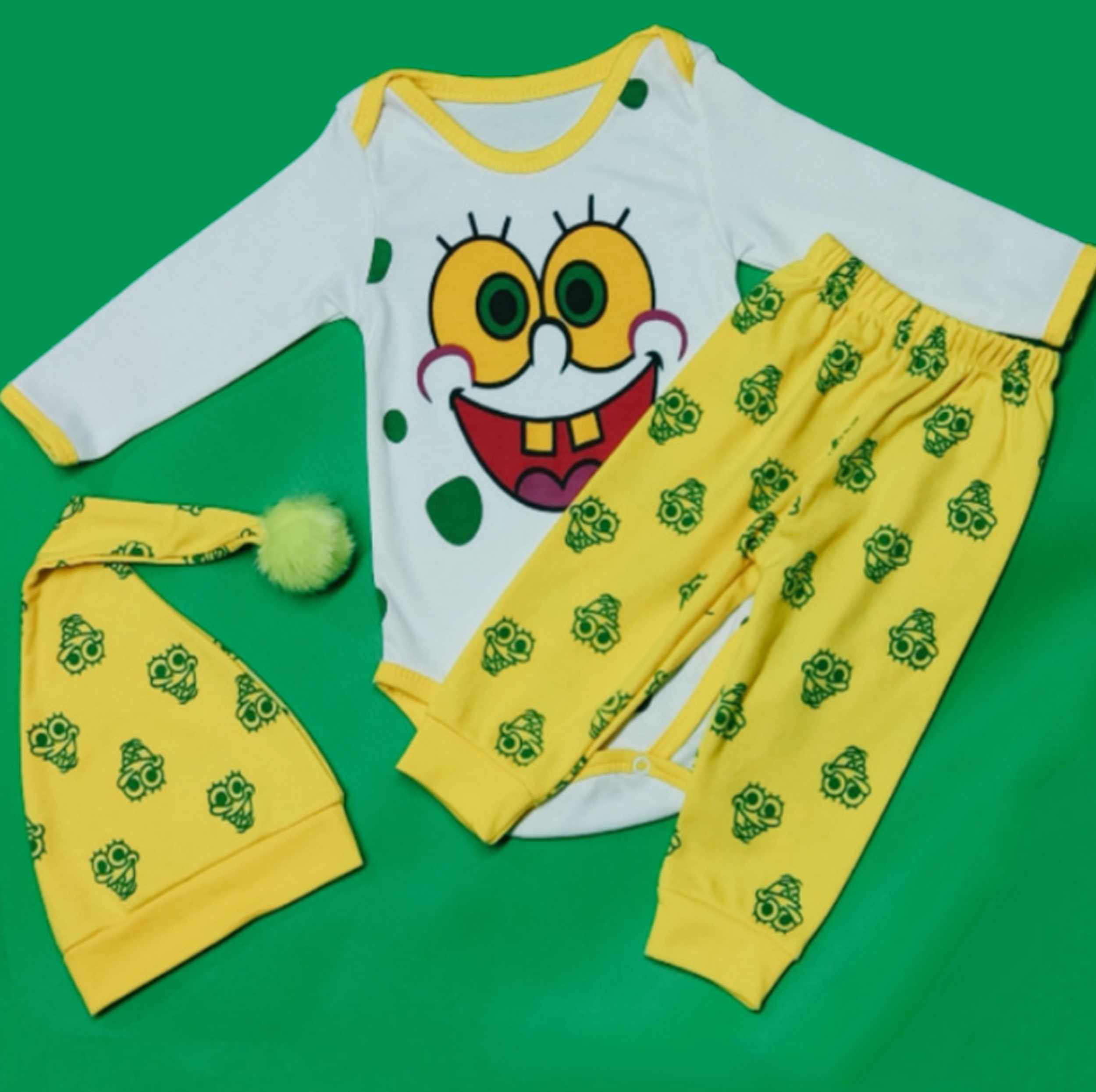 ست 3 تکه لباس نوزادی مدل Bob