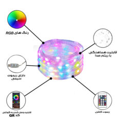ریسه هوشمند ال ای دی مدل RGB-APP طول 10 متر