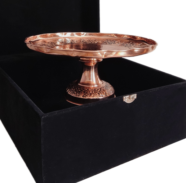 شیرینی خوری مسی مدل آوان کد HS113