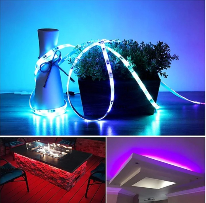ریسه ال ای دی دریم لایت مدل RGB 5050 طول 5 متر