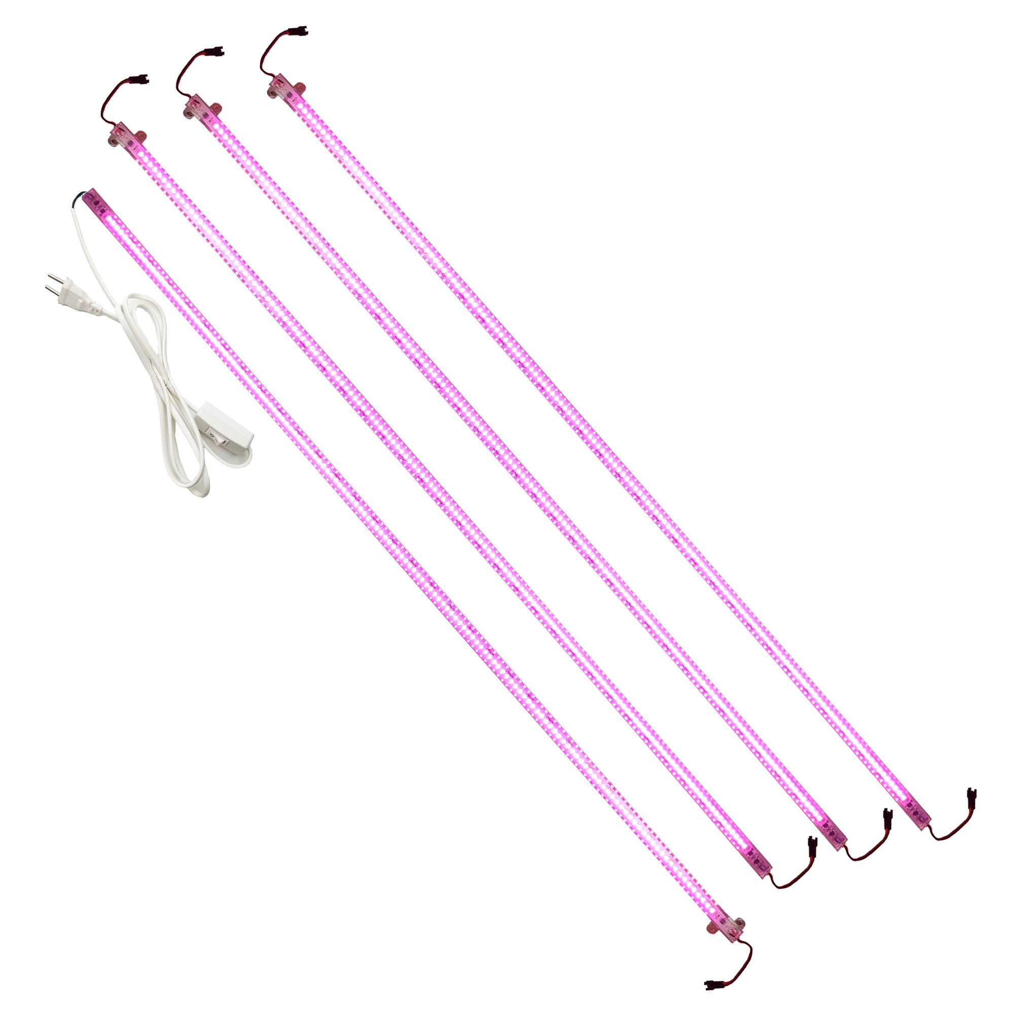 لامپ رشد گیاه 18 وات مدل فول اسپکتروم 220v طرح ریسه LED بسته 4 عددی