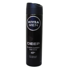 اسپری ضد تعریق مردانه نیوآ سری DEEP مدل BLACK CARBON حجم 150 میلی لیتر