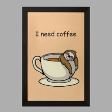 تابلو خندالو مدل قهوه Coffee  کد 22009