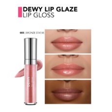 لیپ گلاس براق فلورمار مدل Dewy Glaze شماره 05 رنگ رزگلد