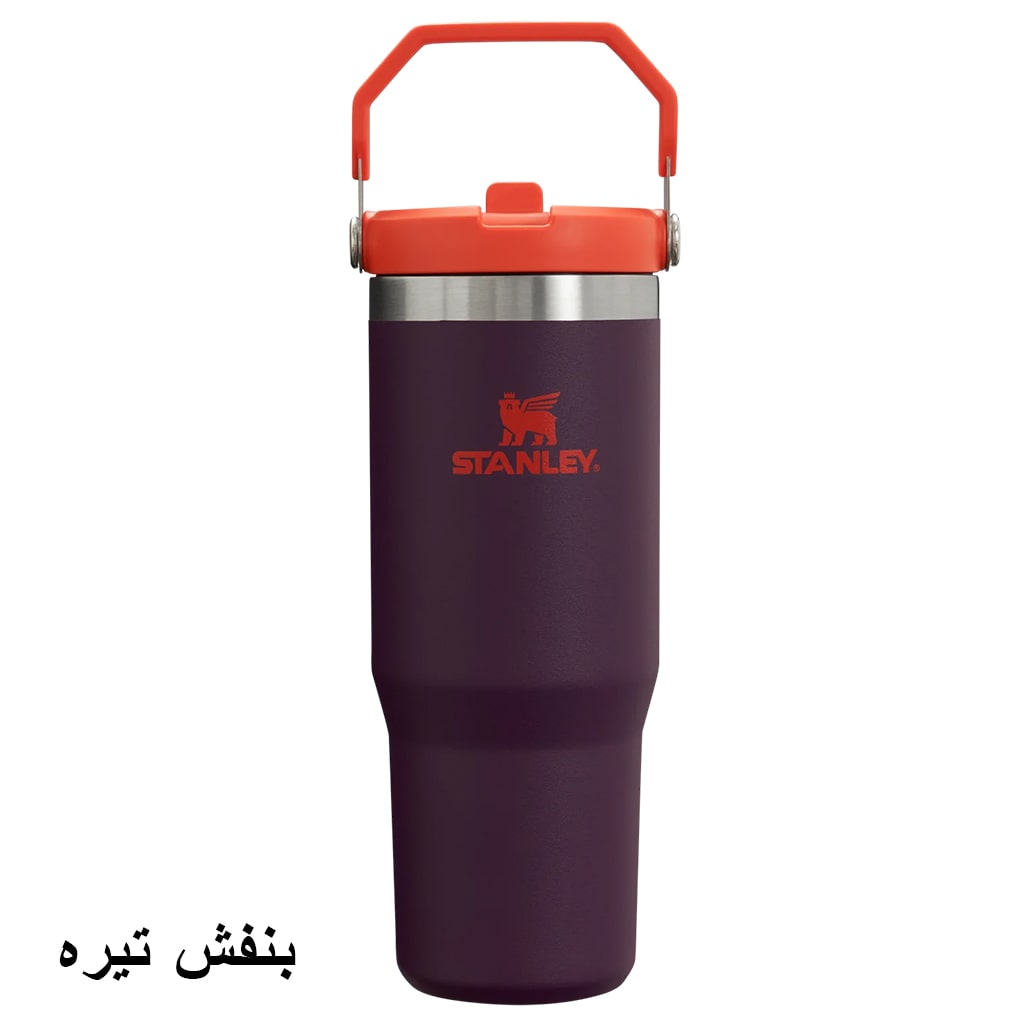 تراول ماگ استنلی مدل Iceflow Flip Straw Tumbler گنجایش 0.89 لیتر
