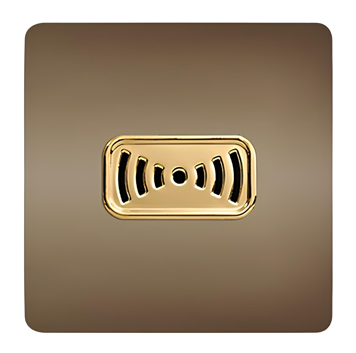 زنگ بیرز صنایع آسیا الکتریک مدل کریستال BEI-GLD