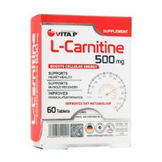 قرص ال کارنیتین 500 میلی گرم ویتاپی بسته 60 عددی