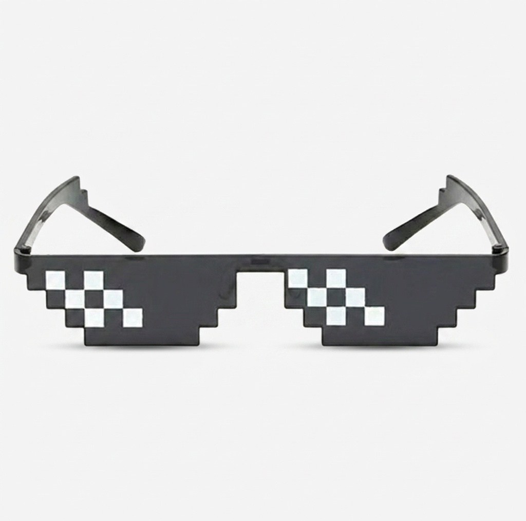 عینک فانتزی مدل 8-bit Thug Life
