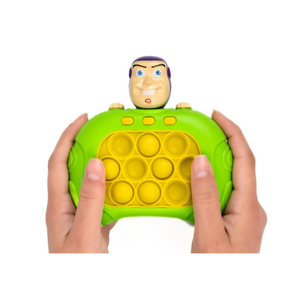 فیجت ضد استرس مدل دسته پاپت گیم طرح باز لایتر مدل چراغدار و موزیکال کد TOY STORY GAME