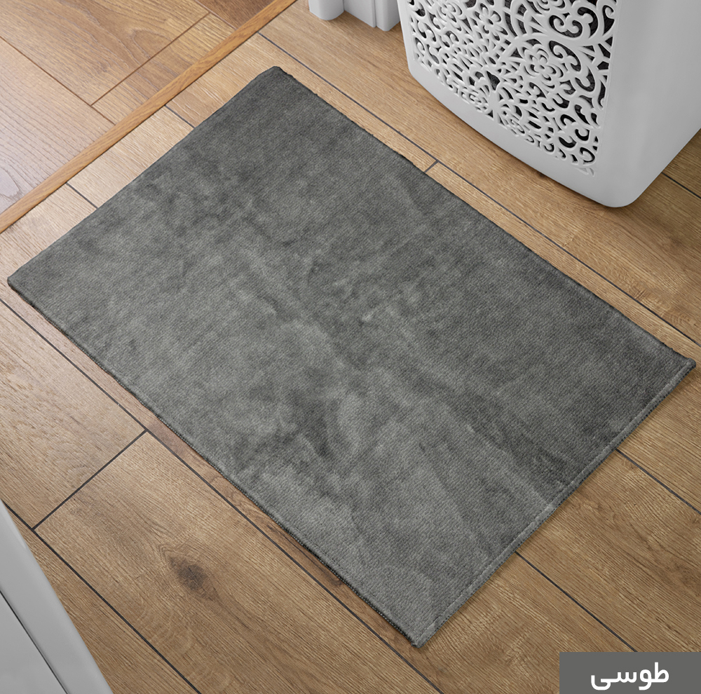 پادری شاران هوم مدل 3 لایه اسفنج دار طرح مخمل سایز 50×80 سانتی متر