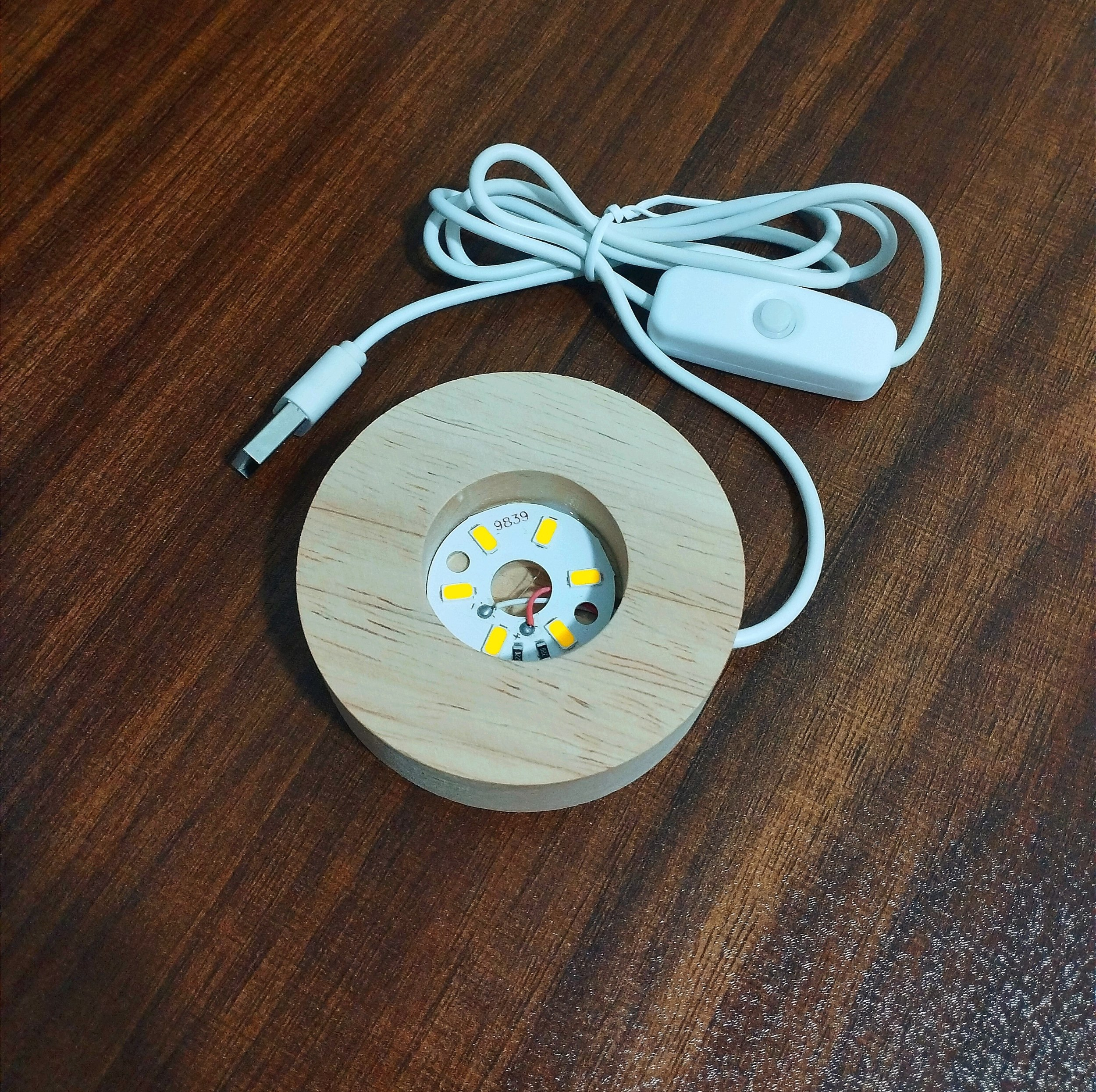 چراغ خواب مدل گوی کریستالی منظومه 3D