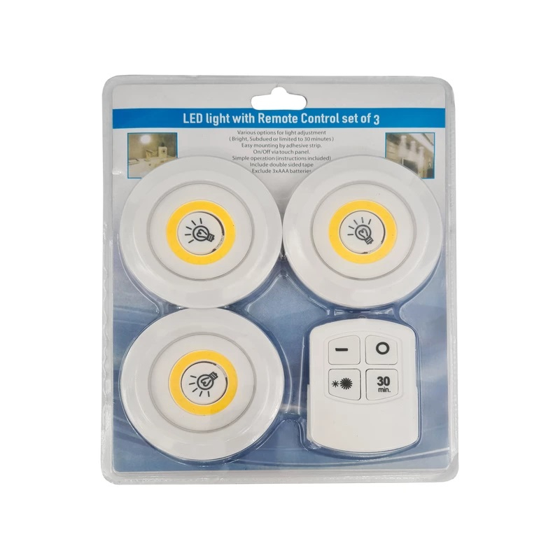 چراغ اضطراری مدل سقفی REMOTE CONTROL مجموعه 3 عددی