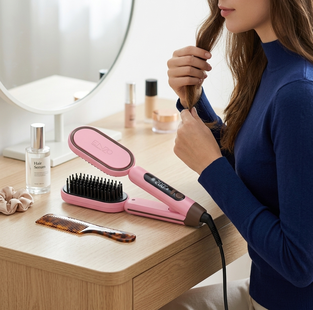 برس حرارتی حرفه ای انزو مدل SMOOTH IONS