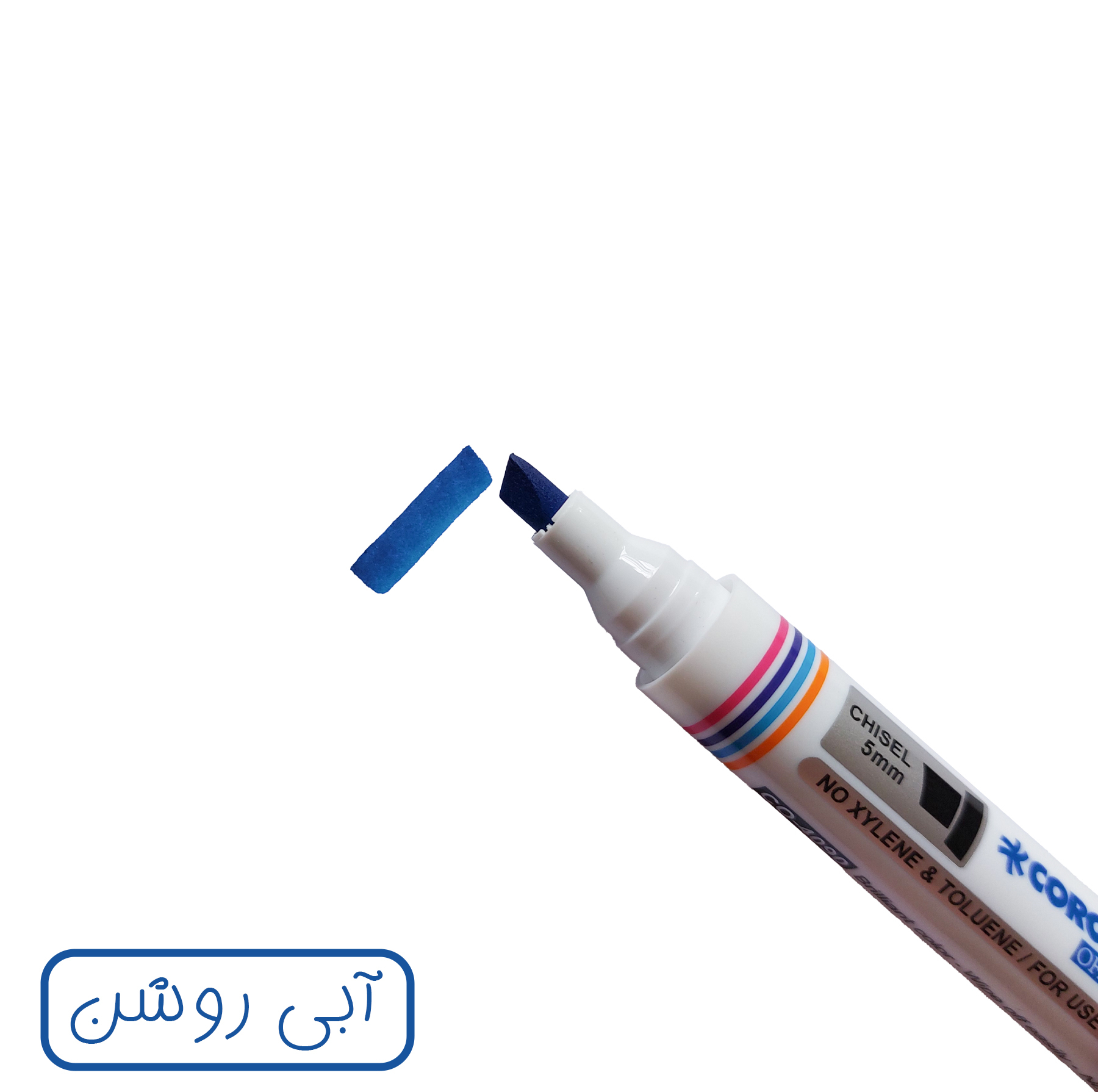 ماژیک وایت برد کرونا طرح تخت مدل CO-4090 به همراه تخته پاک کن بسته 9 عددی