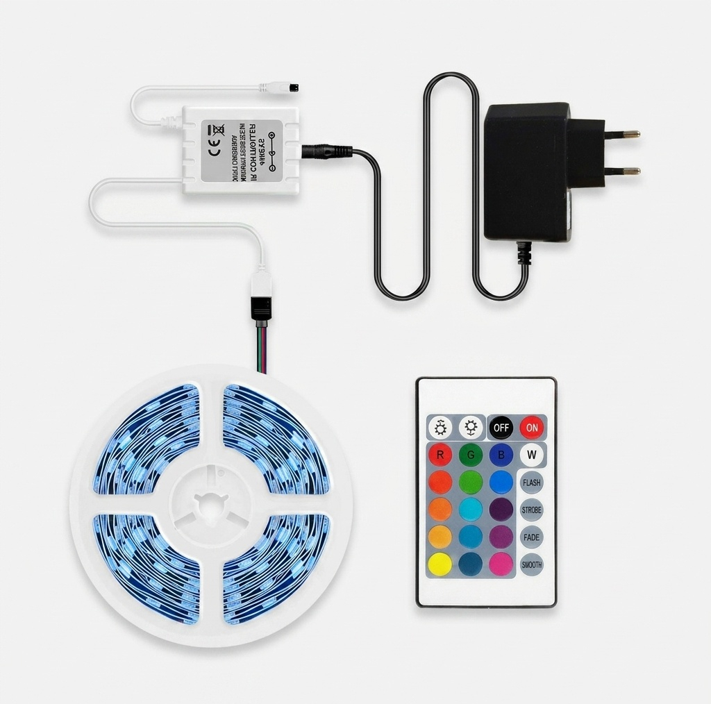 ریسه ال ای دی مدل RGB-remote طول 5 متر