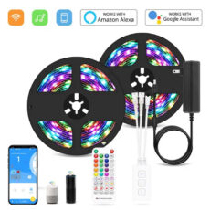ریسه ال ای دی RGB هوشمند موزیکال مدل سقف ابری طول 10 متر