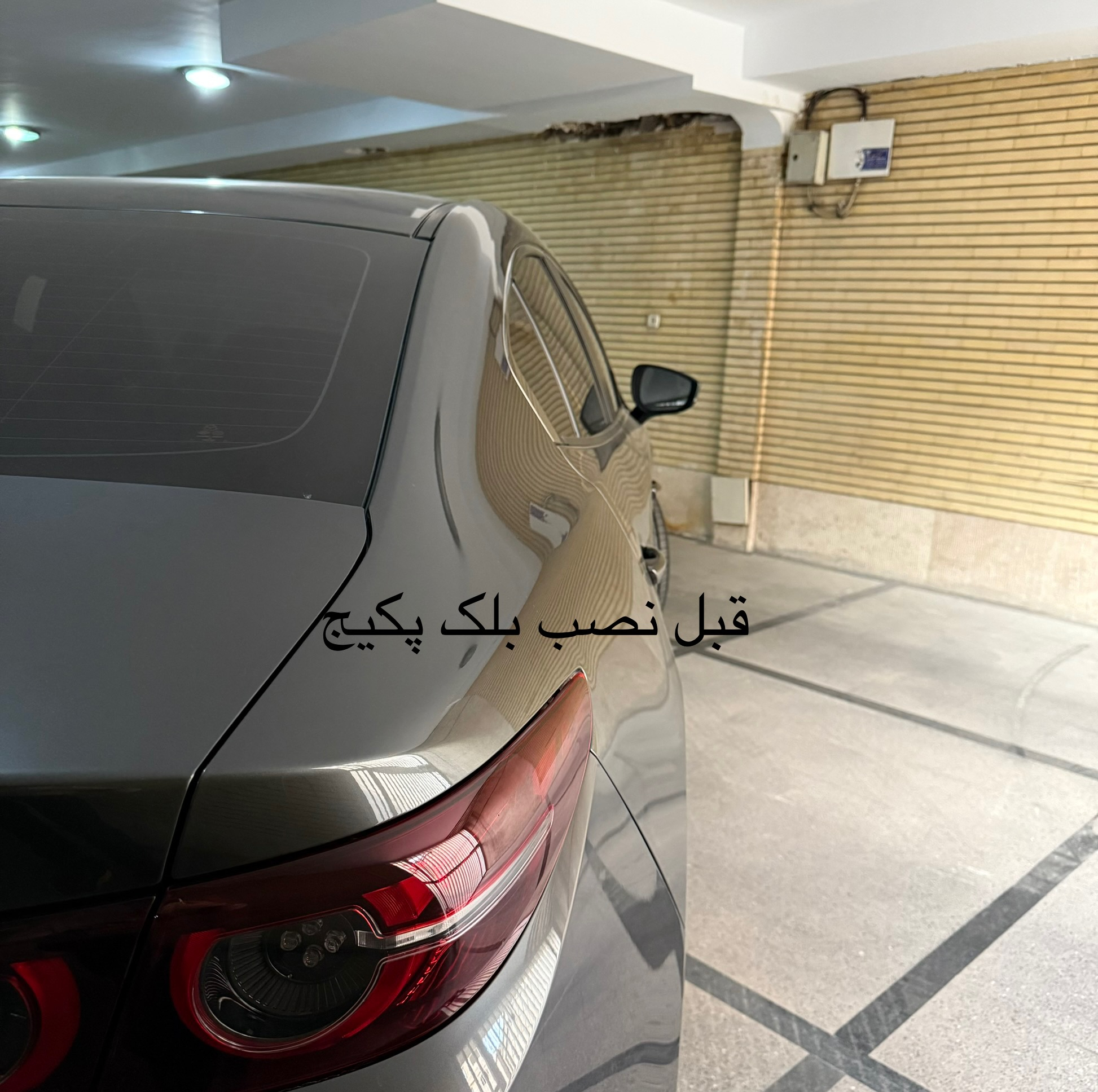 قاب آینه جانبی خودرو مدل shark2425 مناسب برای مزدا 3 بسته 2 عددی